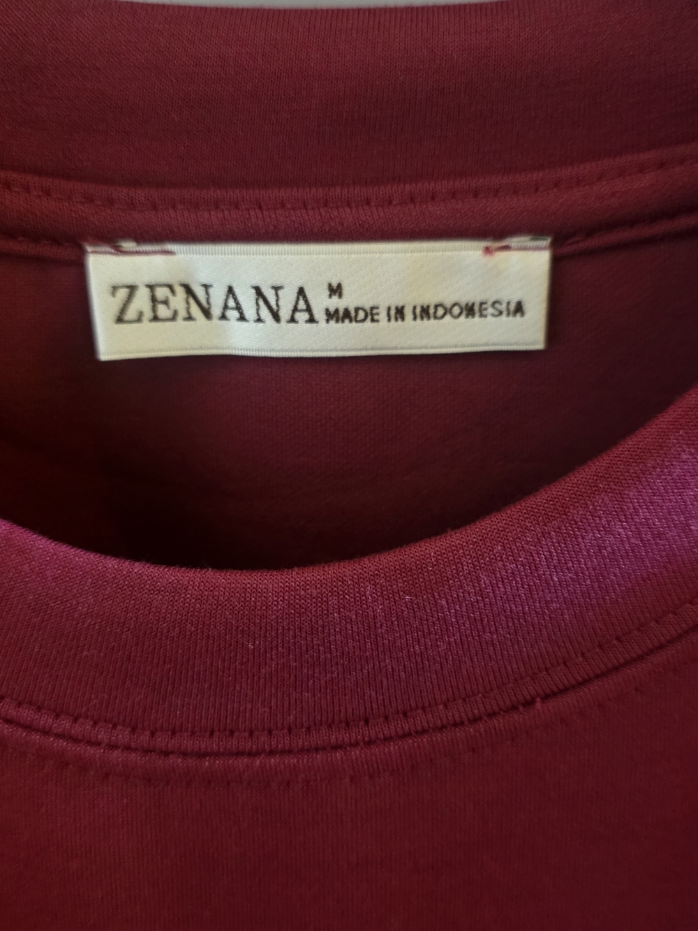 Zenana Outfitters Wide Leg Scuba Set In A Beautiful Wine Color - Picture 4 of 5